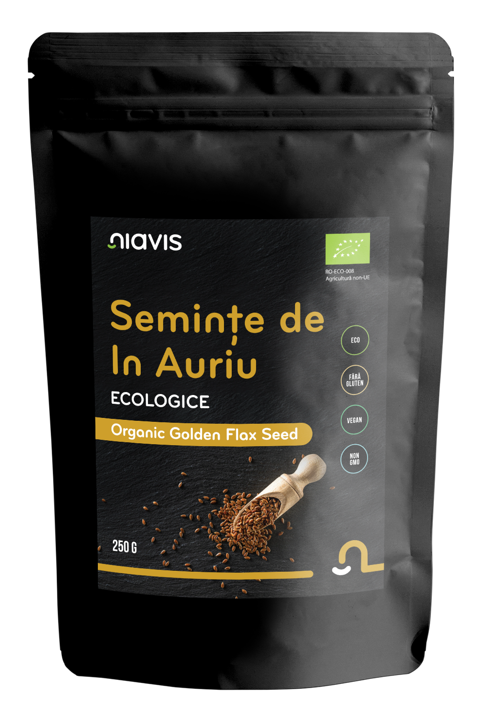 Seminte de In Auriu Ecologice/BIO 250g - Niavis