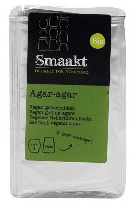 Agar agar pudra bio 5 plicuri x 7g Smaakt