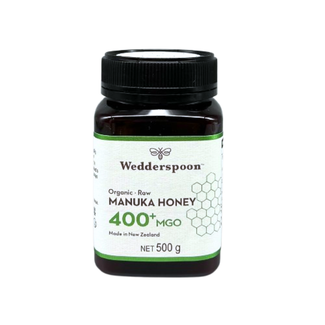 Miere de Manuka Ecologica MGO 400+ RAW 500g - Wedderspoon