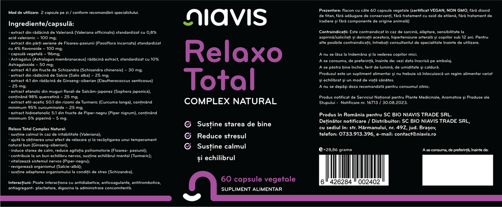 Relaxo Total Complex Natural 60cps
