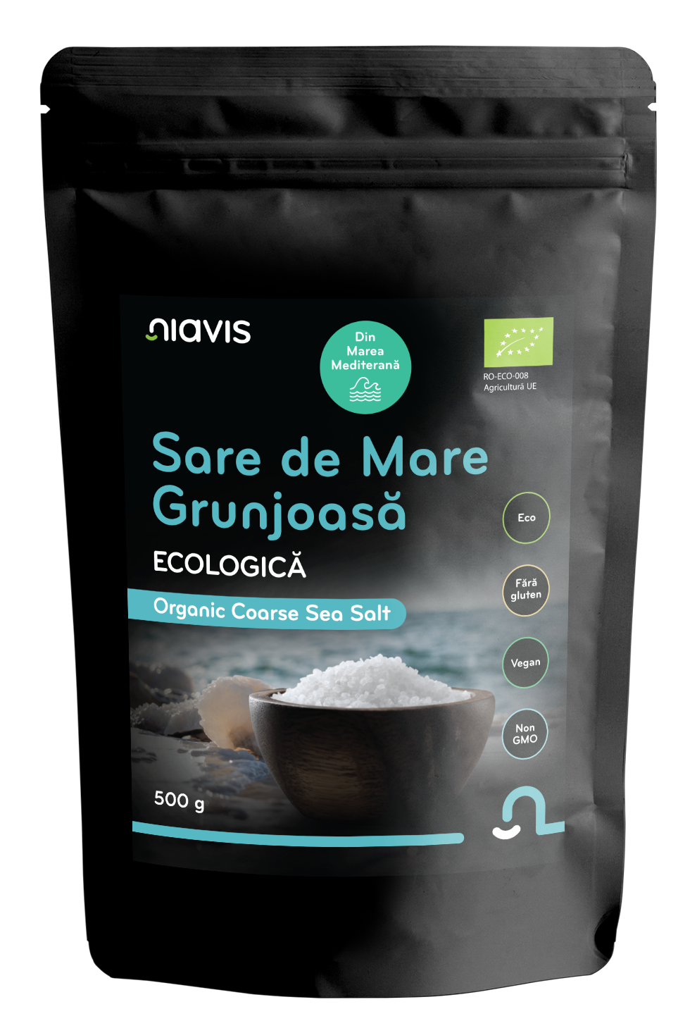 Sare de Mare Grunjoasa Ecologica/BIO 500g - Niavis