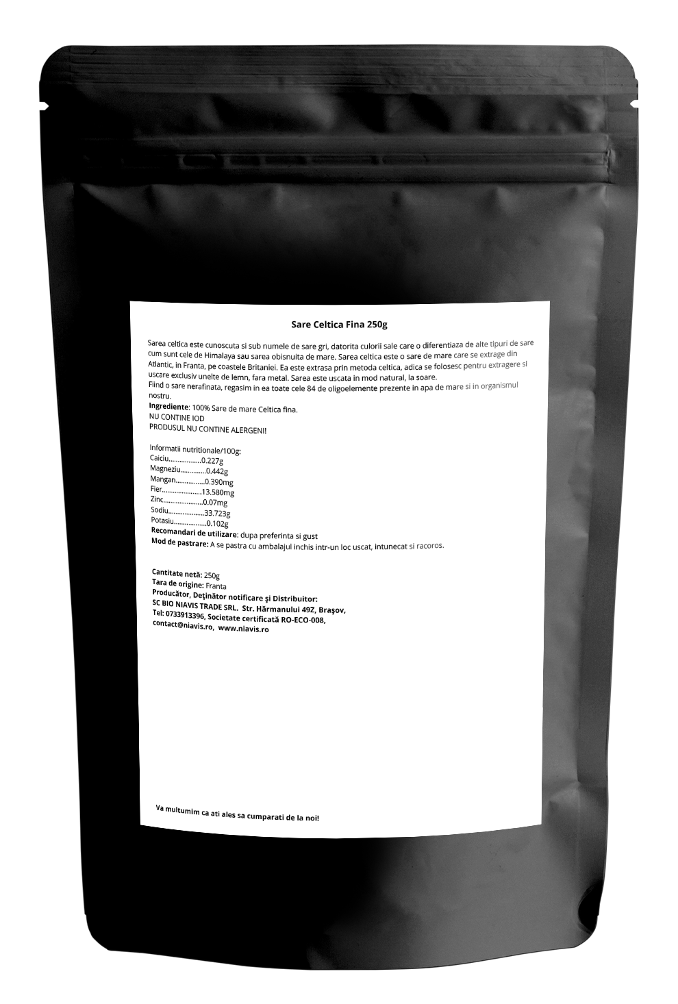 Sare Celtica Fina  250g