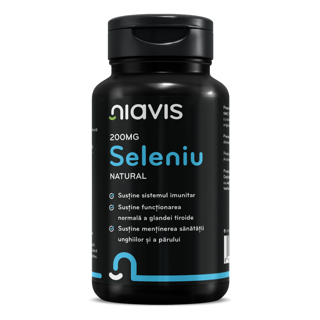 Seleniu Natural 200mcg 60 cps