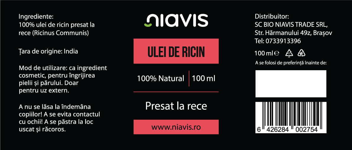 Ulei de Ricin 100ml