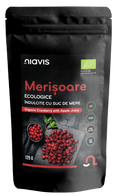 Merisoare Ecologice/BIO Indulcite cu Suc de Mere 125g - Niavis