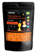 Paste Safari cu Linte Rosie si In Auriu Pentru Copii Ecologice 250g - Niavis