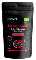 Merisoare Liofilizate Bucati Ecologice/BIO 25g - Niavis