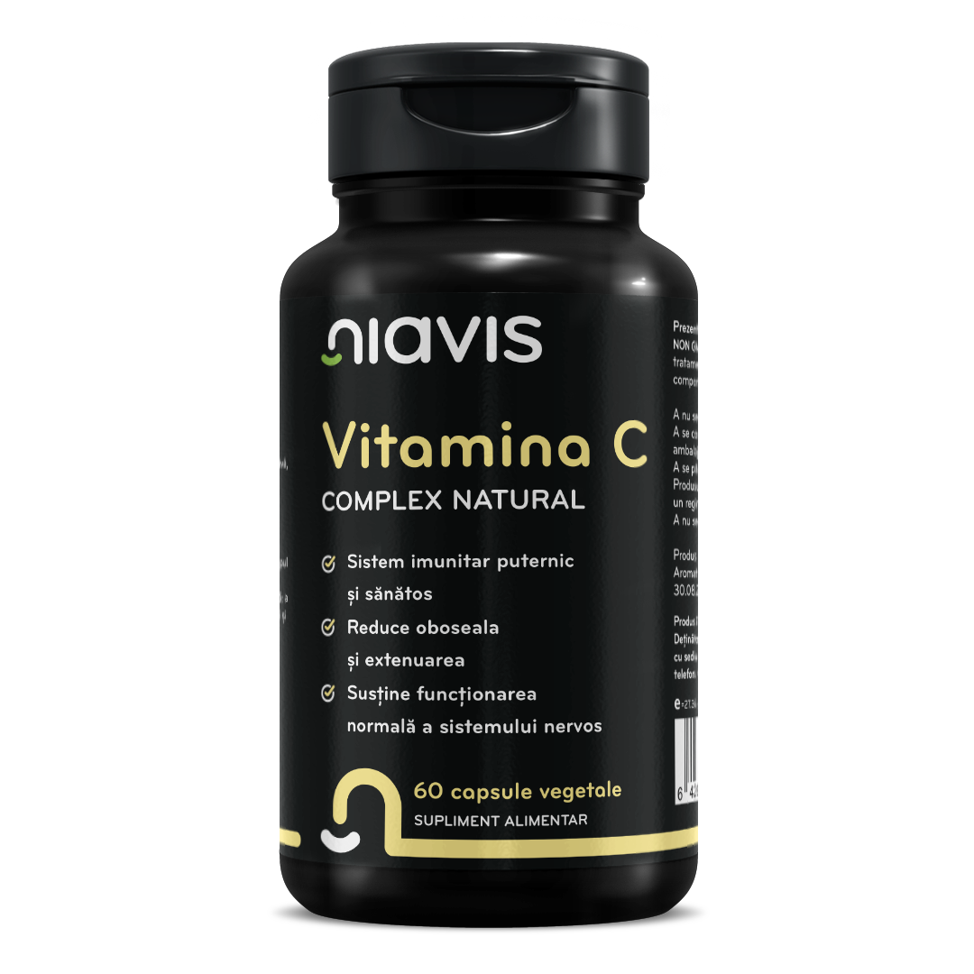 Vitamina C Extract Natural 60 cps - Niavis