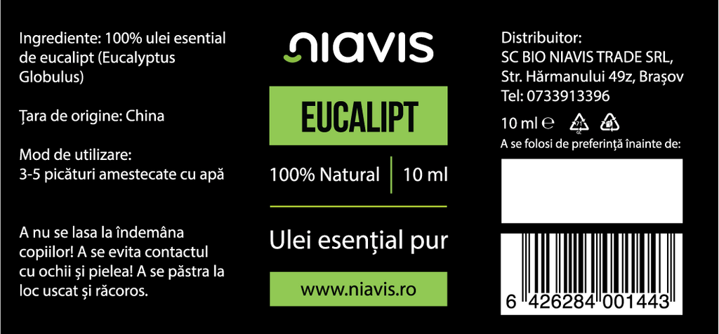 Ulei Esential de Eucalipt 10ml