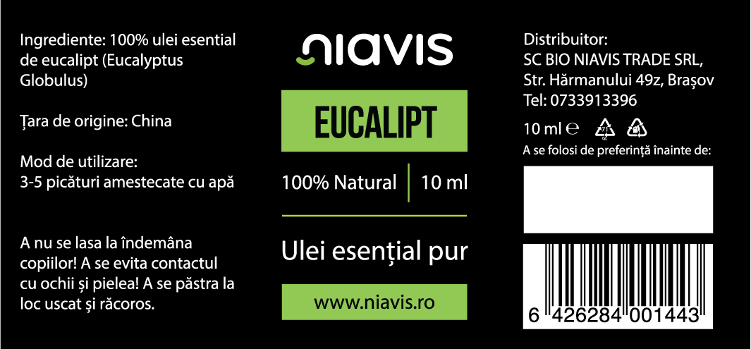Ulei Esential de Eucalipt 10ml