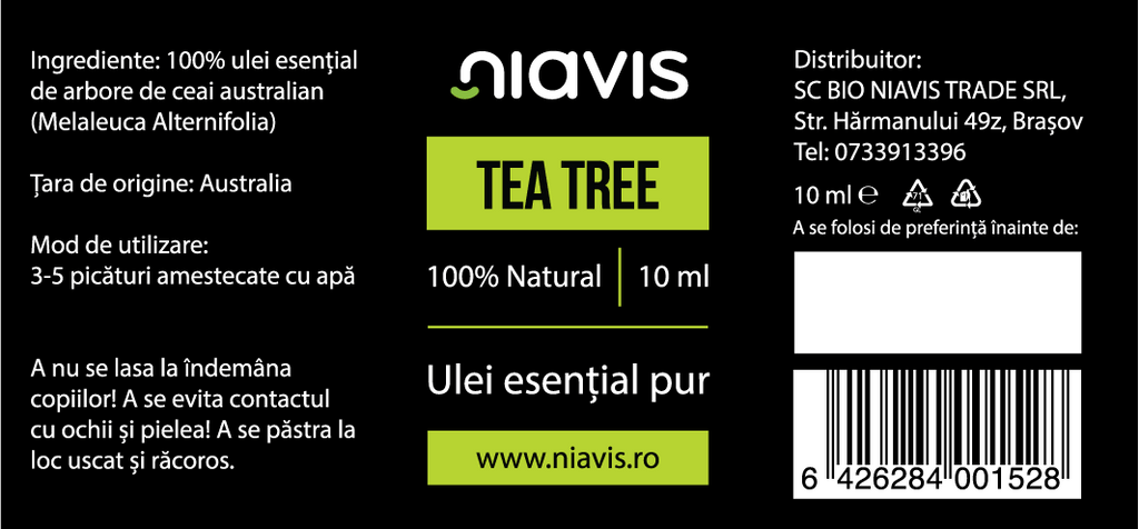 Ulei Esential de Tea Tree 10ml