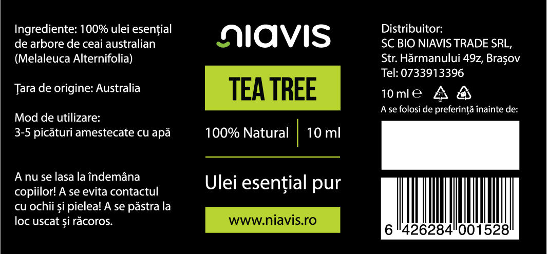 Ulei Esential de Tea Tree 10ml