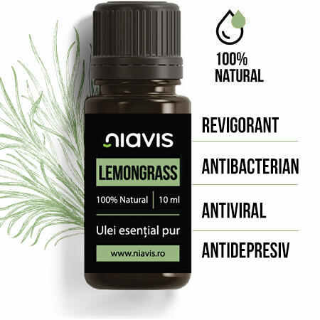 Ulei Esential de Lemongrass 10ml - Niavis