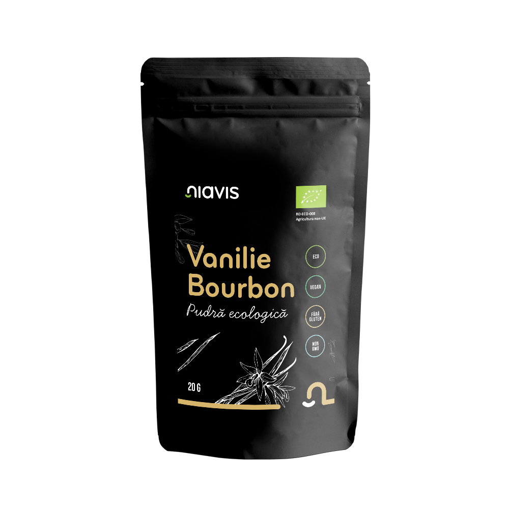 Vanilie de Bourbon Pulbere Ecologica /BIO 20g