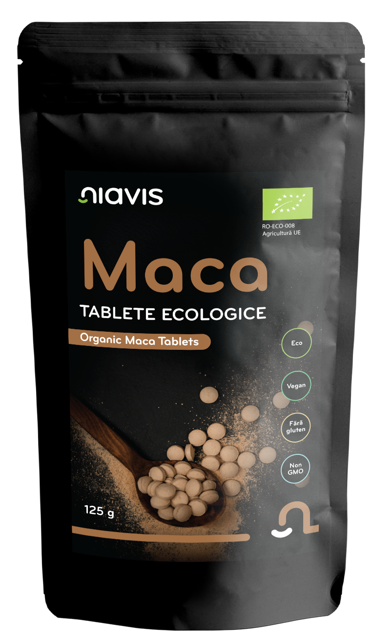 Maca Tablete Ecologice/BIO 125g - Niavis