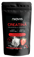 Creatina Monohidrata cu Vitamina C - Gust de Capsuni 200g - Niavis