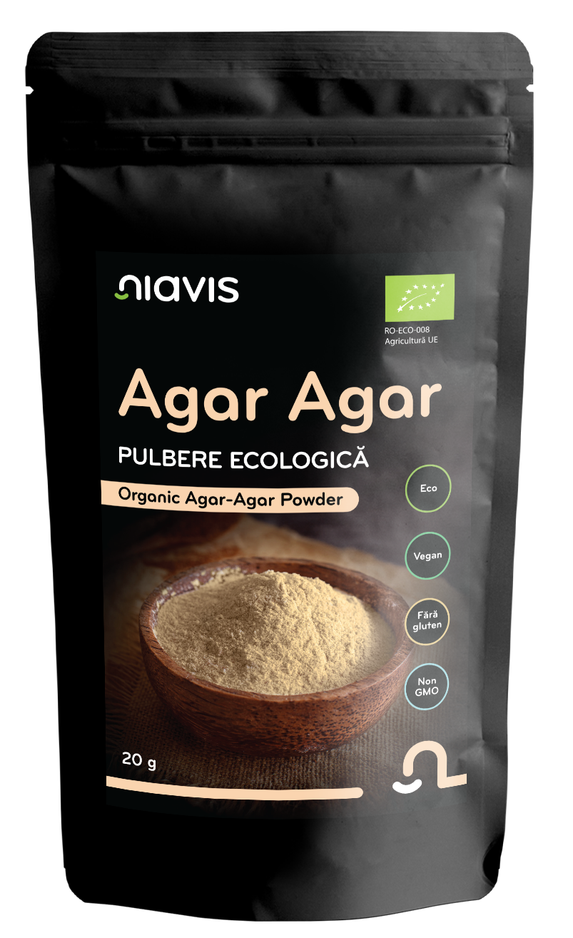 Agar - Agar Pulbere Ecologica /BIO 20g - Niavis