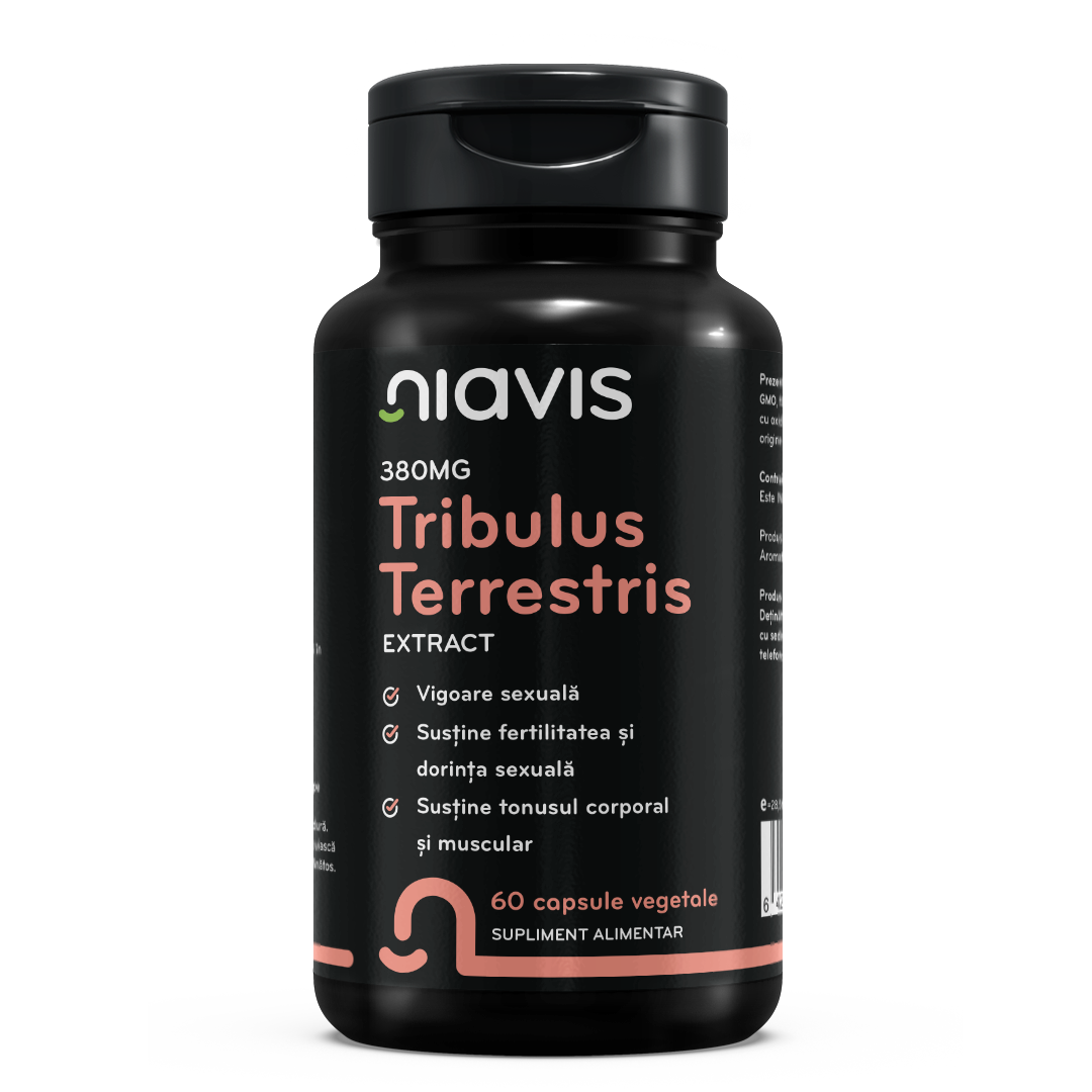 Tribulus Terrestris Extract 380mg 60cps - Niavis