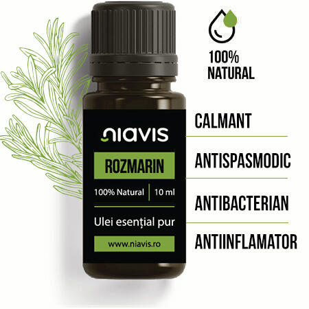Ulei Esential de Rozmarin 10ml - Niavis