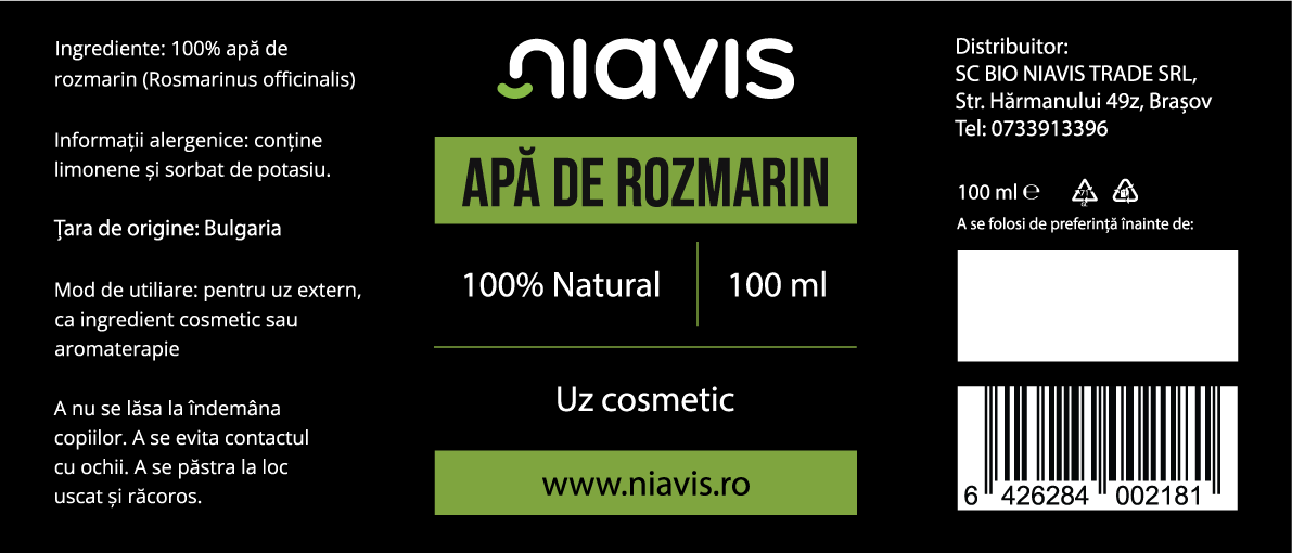 Apa de Rozmarin 100ml