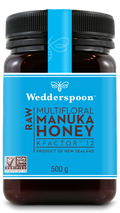 Miere de Manuka KFactor 12 RAW 500g - Wedderspoon
