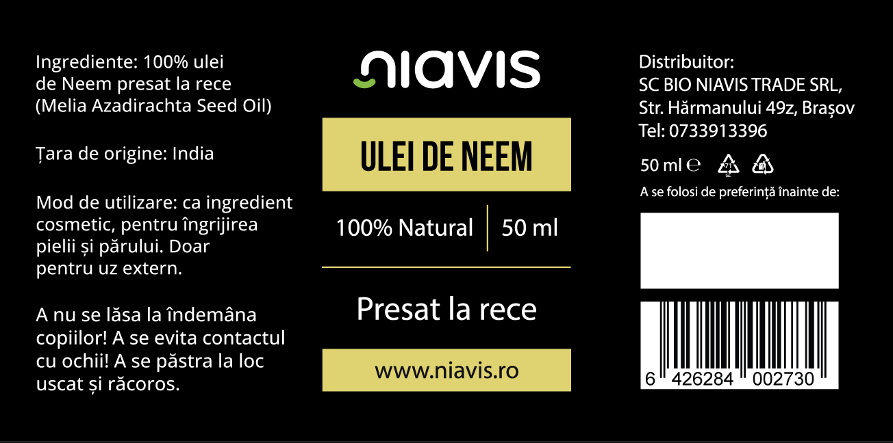 Ulei de Neem 50ml