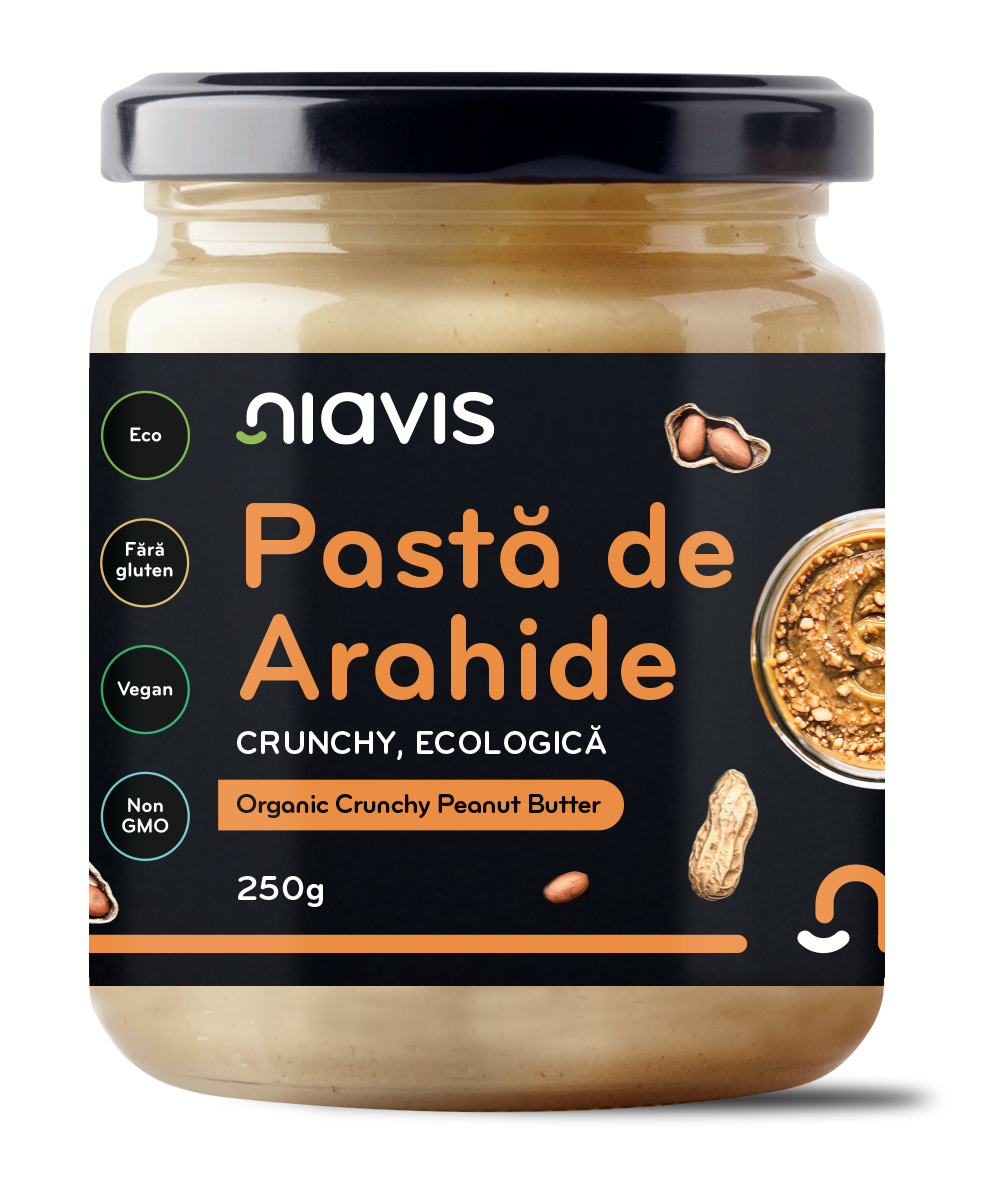 Pasta de Arahide Crunchy Ecologica/BIO 250g - Niavis