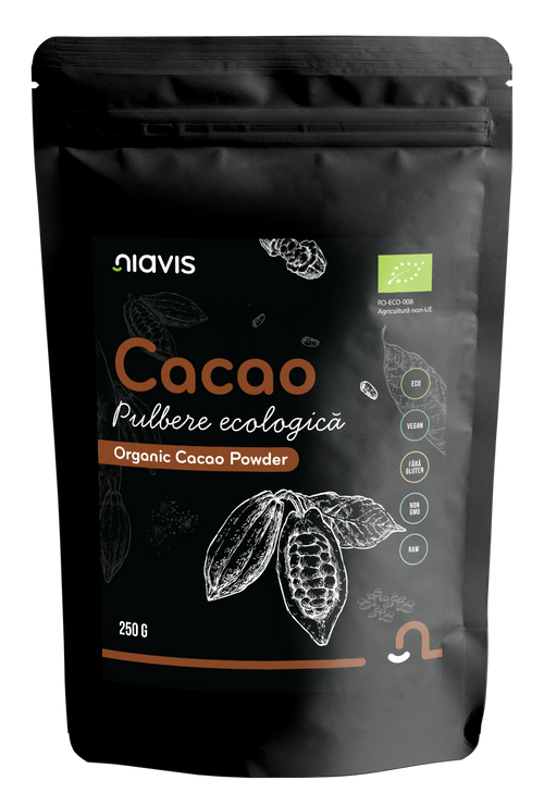 Cacao Pulbere RAW Ecologica/Bio 250g