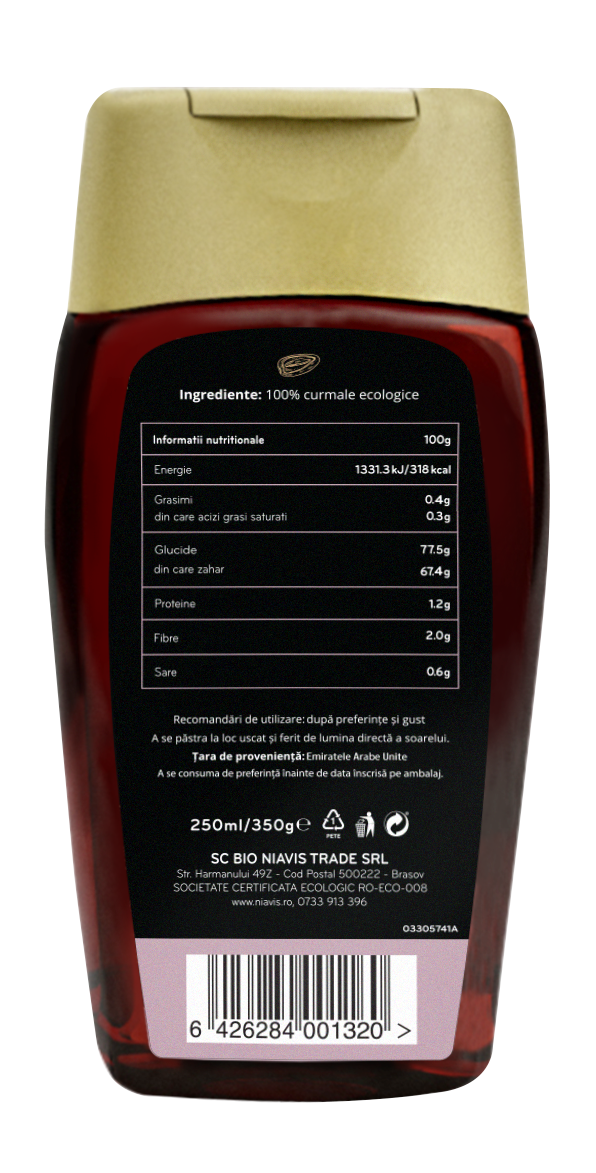 Sirop de Curmale Ecologic/BIO 250ml / 350g