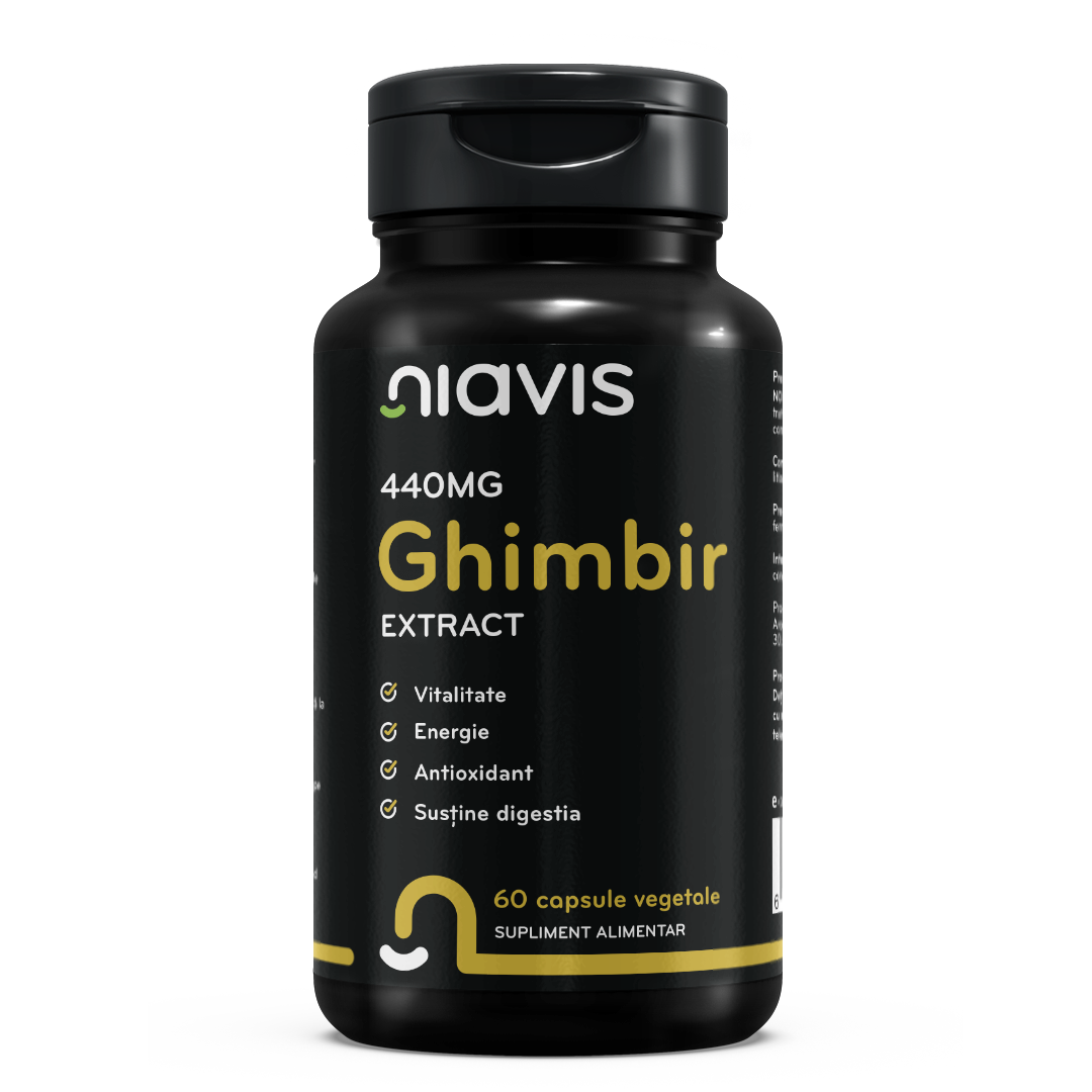 Ghimbir Extract 440mg 60cps - Niavis