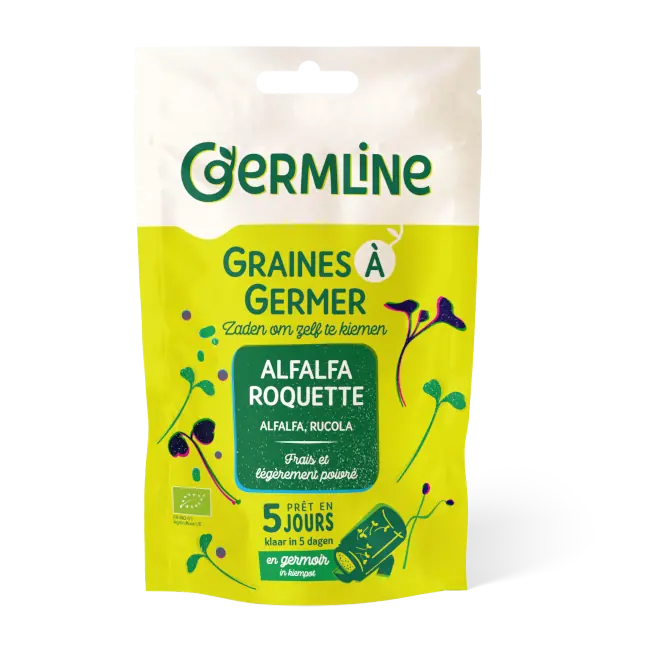 Mix alfalfa si rucola pentru germinat bio 150g Germline
