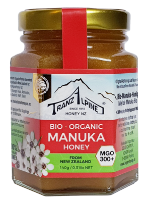 Miere de manuka mgo 300+ bio 140g Tranzalpine