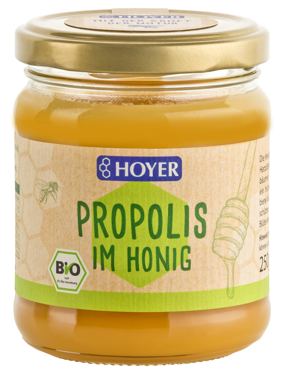 Miere cu propolis bio 250g Hoyer