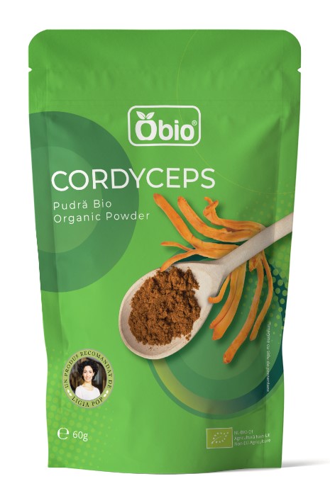 Cordyceps pudra bio 60g Obio