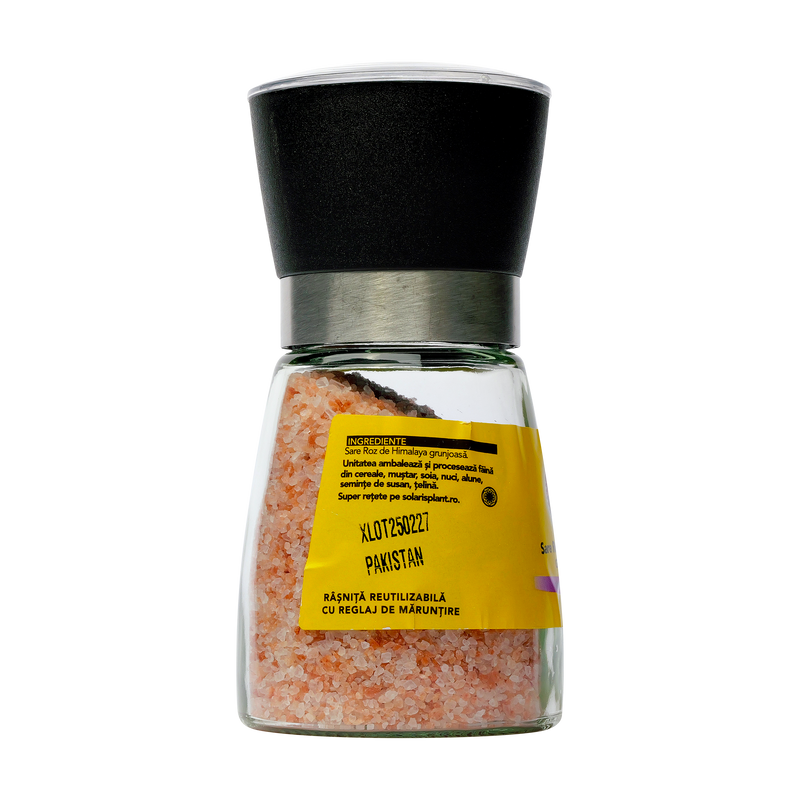 Rasnita reutilizabila cu Sare Himalaya grunjoasa 200 g