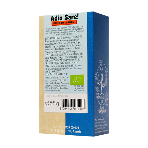 Amestec adio sare! legume din gradina 55 g