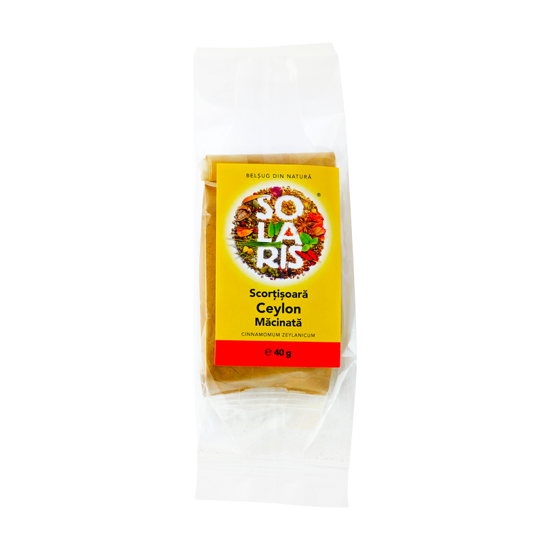 Scortisoara Ceylon macinata 40 g Solaris