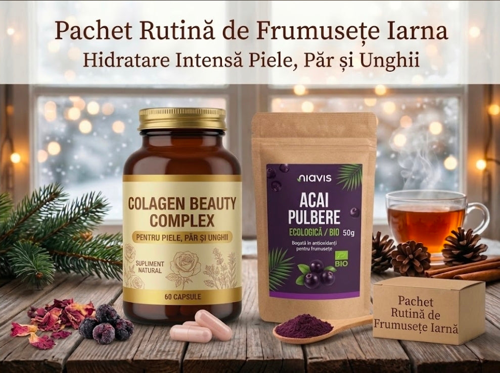 Pachet Rutină de Frumusețe Iarna: Hidratare Intensă Piele, Păr și Unghii