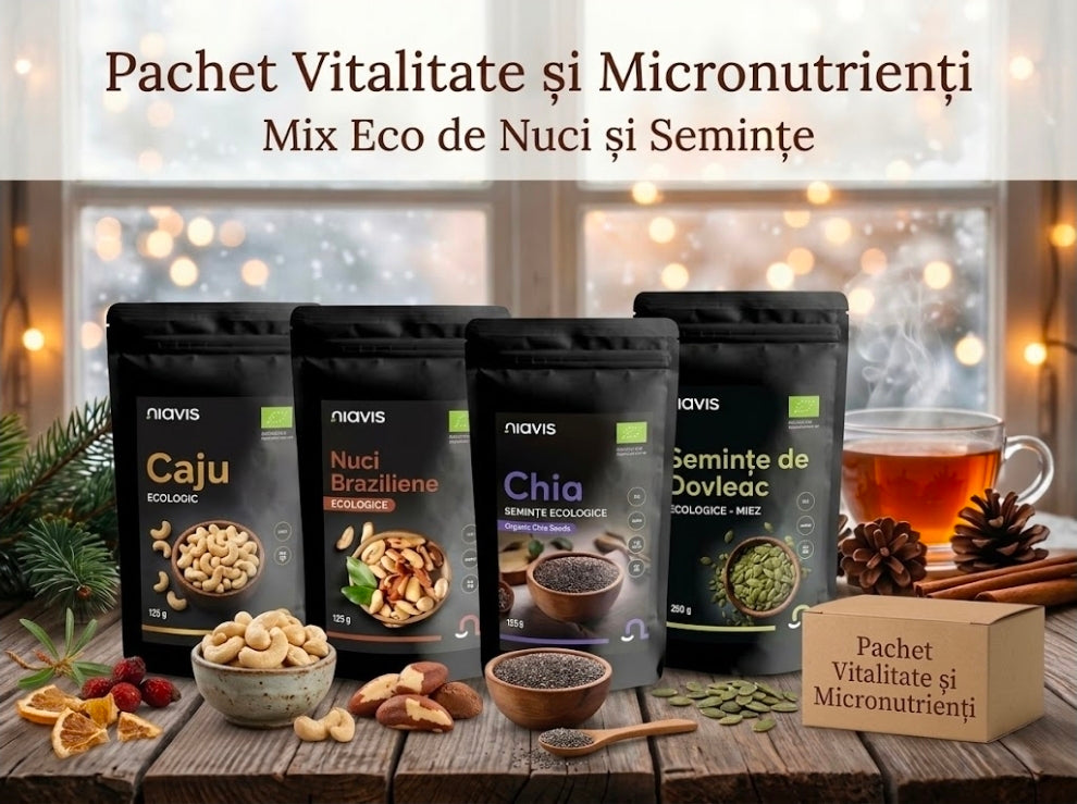 Pachet Vitalitate și Micronutrienți: Mix Eco de Nuci și Semințe