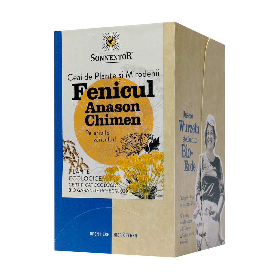 Ceai Fenicul, Anason, Chimen 18 plicuri