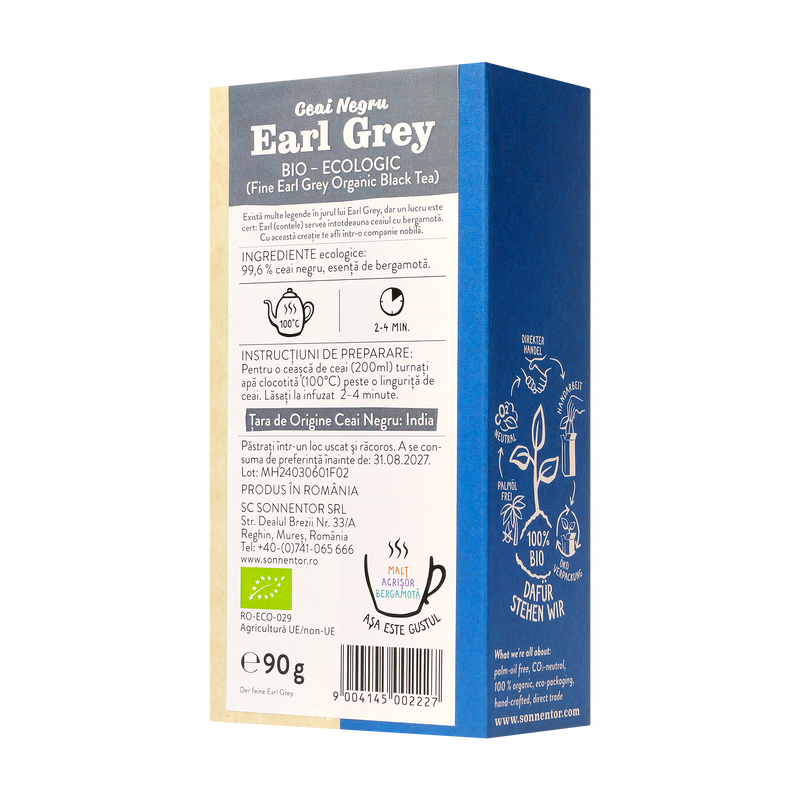 Ceai Negru Earl Grey 90 g