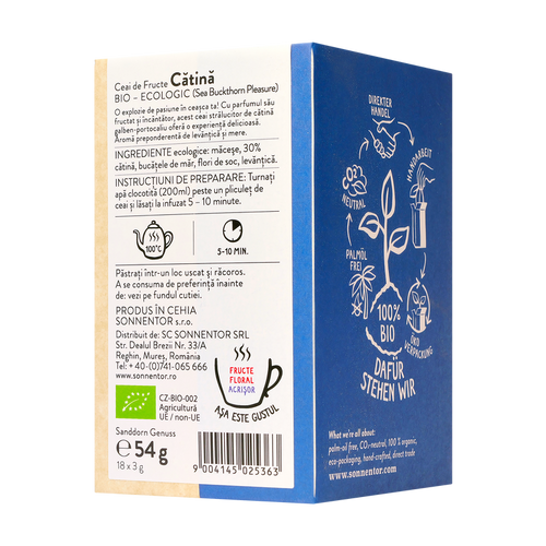 Ceai fructe catina 18 plicuri