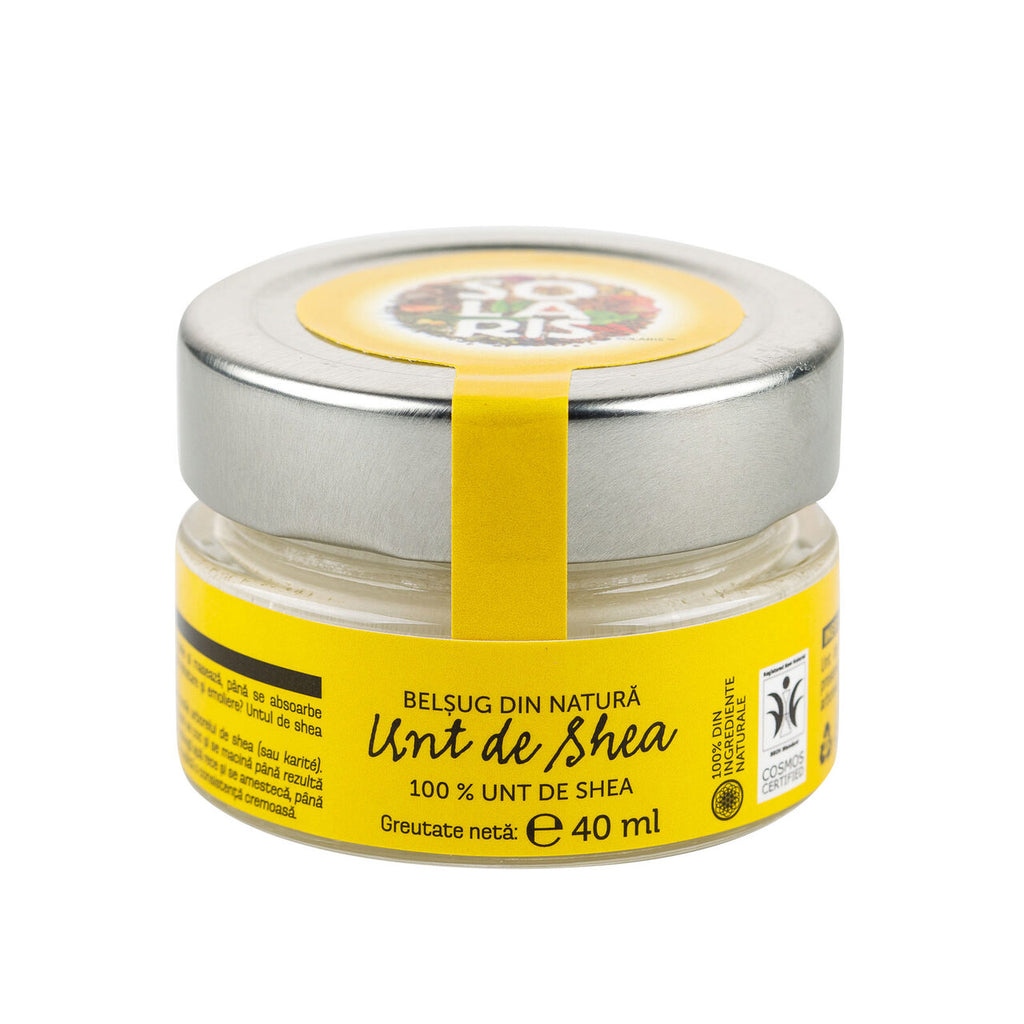 Pachet Tratament si Crestere Par SOLARIS, 3 produse: Ulei Esential de Rozmarin 10ml, Ulei de Ricin 100ml, Unt de Shea Pur 100ml, 100% Naturale pentru Regenerare si Stralucire