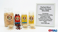 Pachet Micul Dejun Sanatos SOLARIS, 4 produse: Fulgi de Ovaz extra fini 400g, Amestec Fructe Deliciu Rosu 125g, Seminte de Susan 150g, Lapte de Soia Pulbere 100g, 100% Naturale