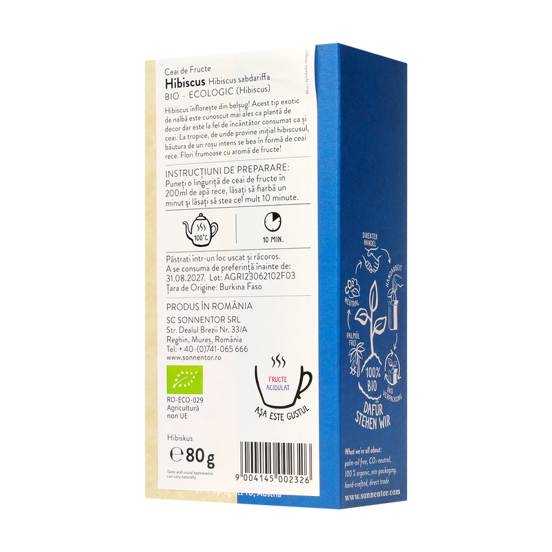 Ceai Fructe Hibiscus 80 g