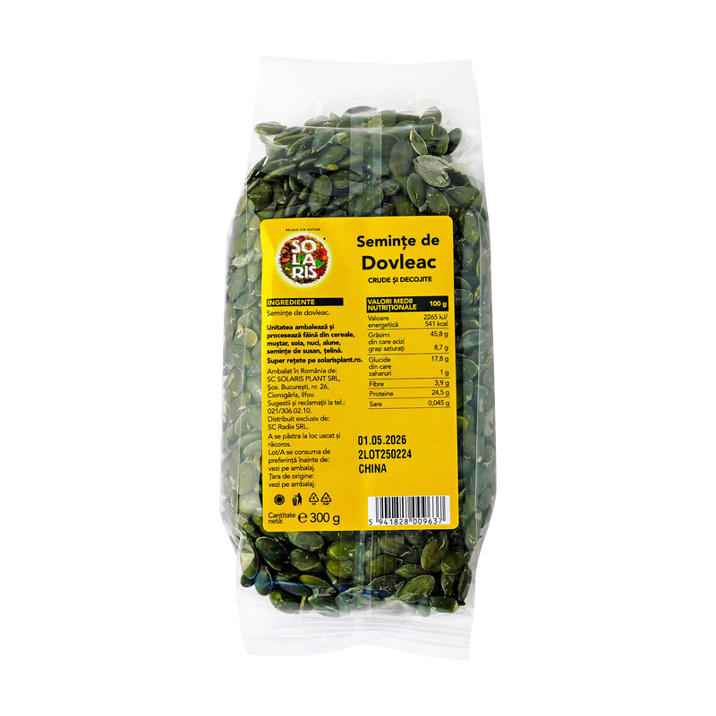 Seminte crude de dovleac 300g