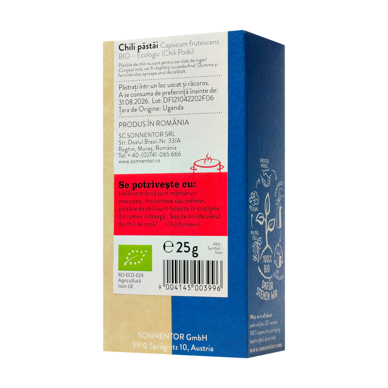 Chili intreg 25 g
