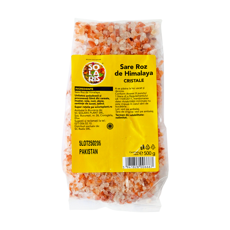 Sare roz de himalaya cristale 500 g