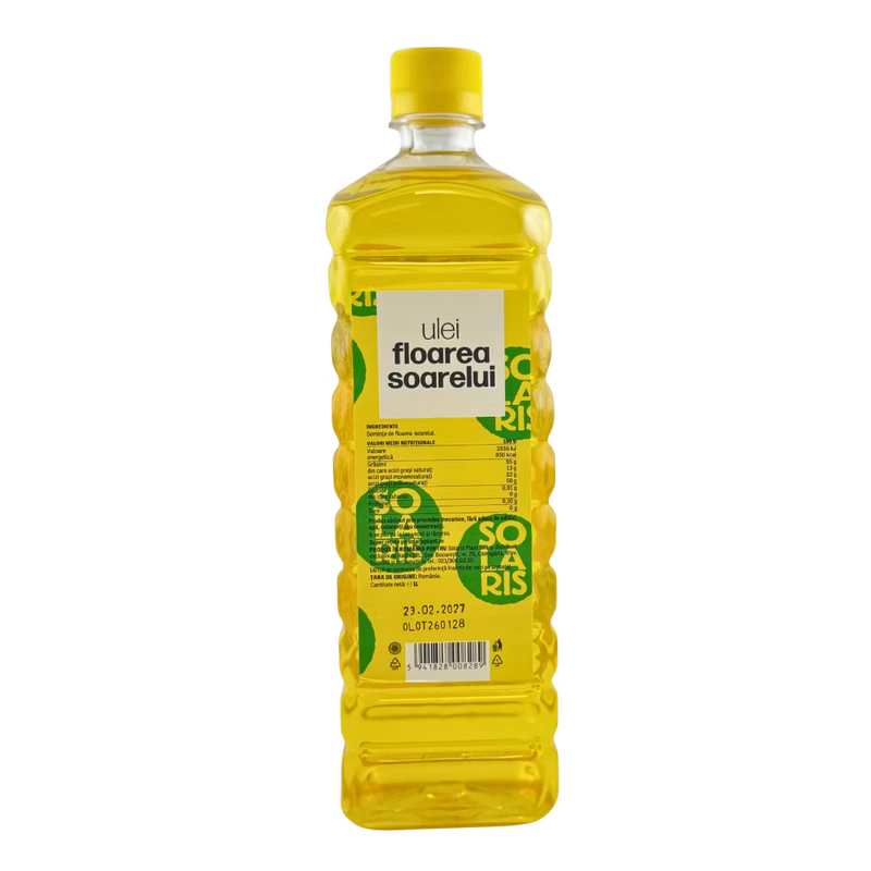 Ulei floarea soarelui presat la rece 1 l