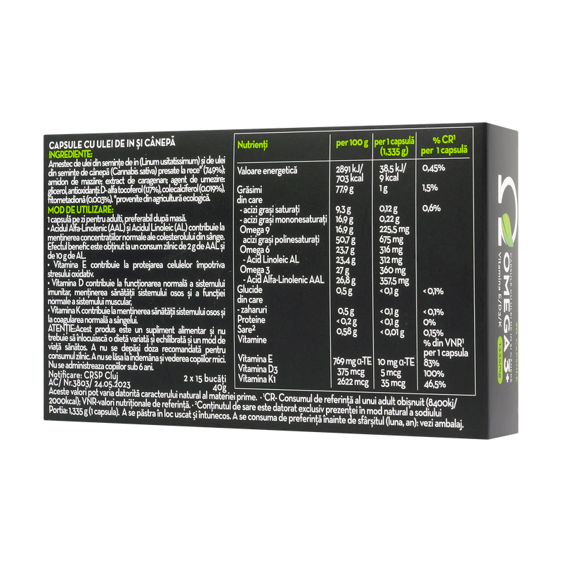 Omega 3 + 30cps Canah international 30 capsule